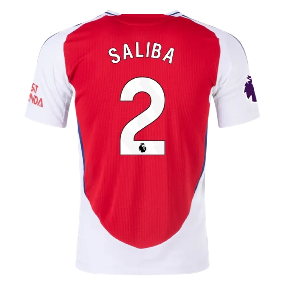 Men's Player Saliba Arsenal Home Jersey 24/25