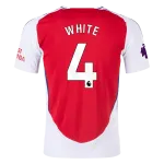 Men's Player White Arsenal Home Jersey 24/25