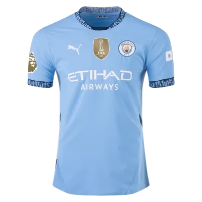 Men's Player Bernardo Manchester City Home Jersey 24/25 02