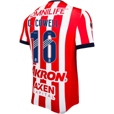 Men's Player C. Cowell Chivas Home Jersey 24/25 01
