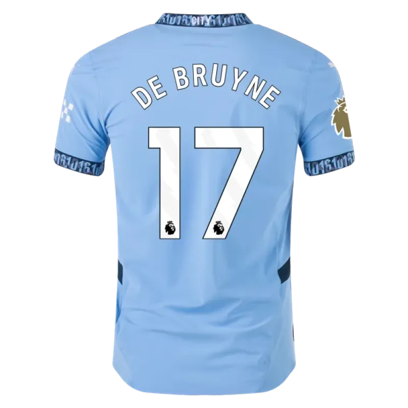 Men's Player De Bruyne Manchester City Home Jersey 24/25