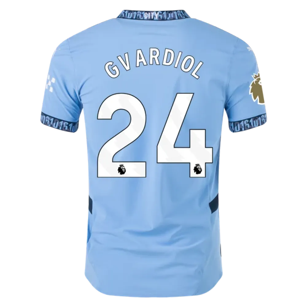 Men's Player Gvardiol Manchester City Home Jersey 24/25