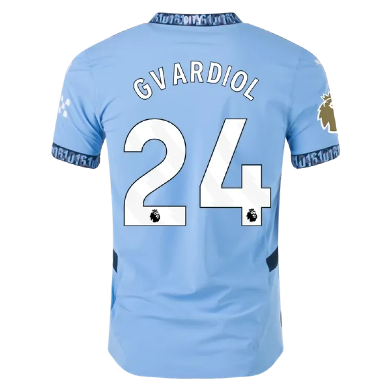 Men's Player Gvardiol Manchester City Home Jersey 24/25