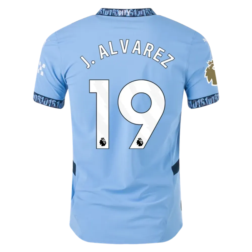 Men's Player J. Alvarez Manchester City Home Jersey 24/25