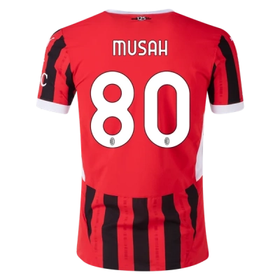 Men's Player Musah AC Milan Home Jersey 24/25 01