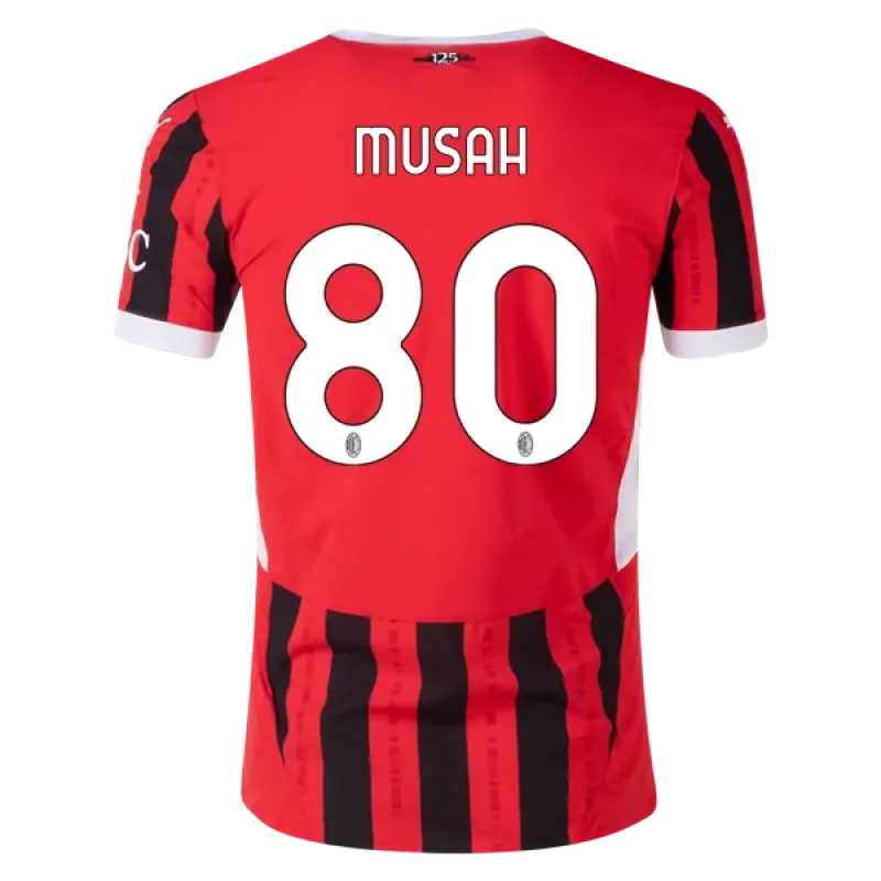Men's Player Musah AC Milan Home Jersey 24/25