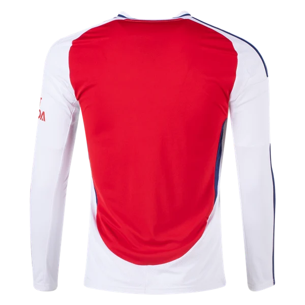 Men's Replica Arsenal Long Sleeve Home Jersey 24/25