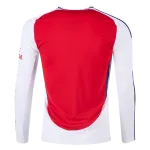Men's Replica Arsenal Long Sleeve Home Jersey 24/25