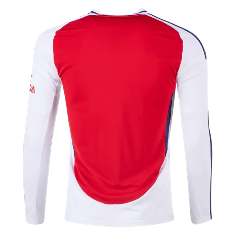 Men's Replica Arsenal Long Sleeve Home Jersey 24/25