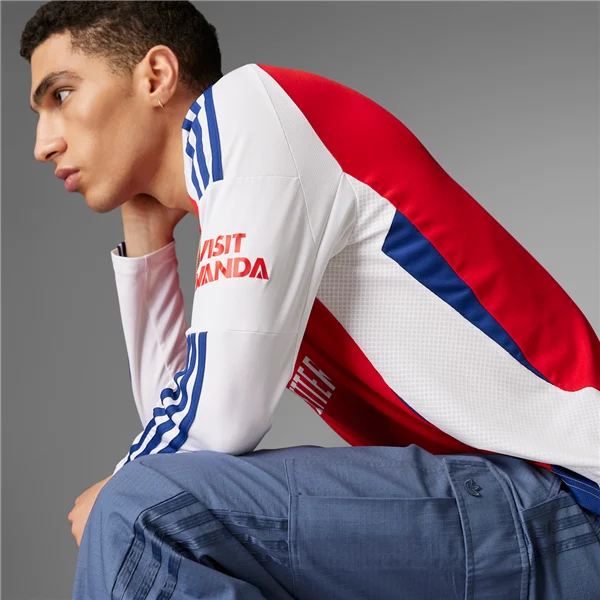 Men's Replica Arsenal Long Sleeve Home Jersey 24/25