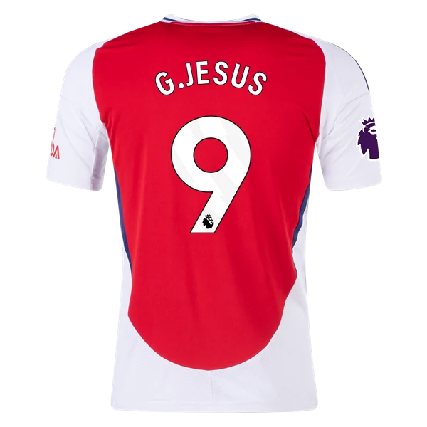Men's Replica G. Jesus Arsenal Home Jersey 24/25