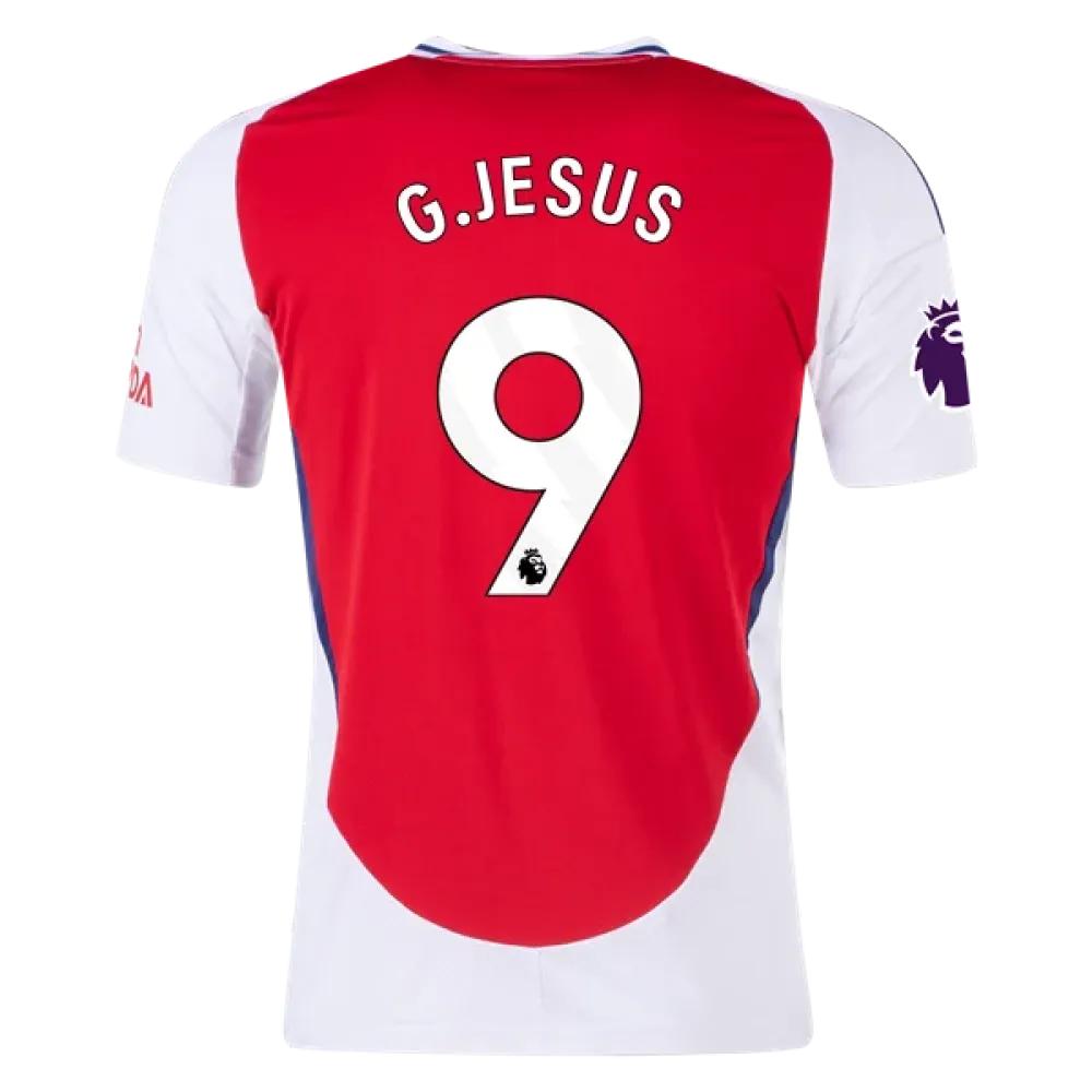 Men's Replica G. Jesus Arsenal Home Jersey 24/25