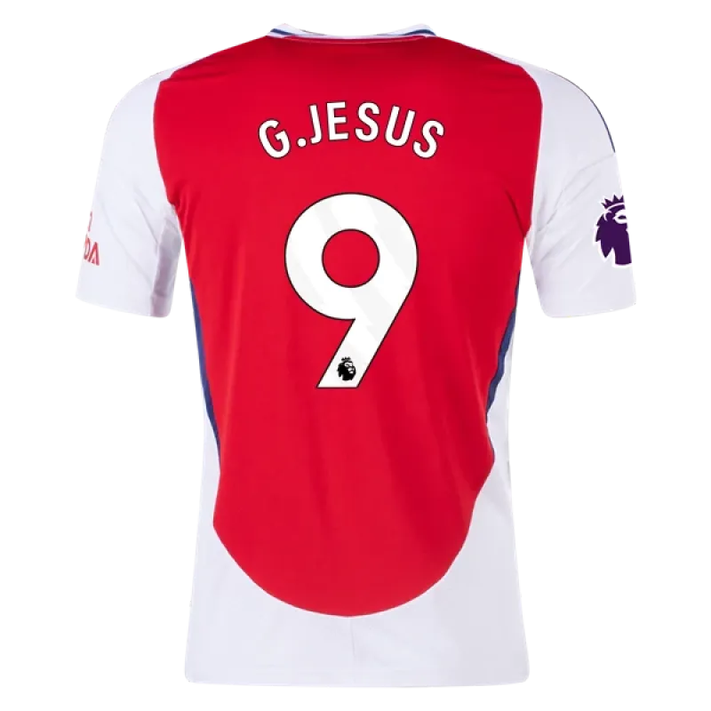 Men's Replica G. Jesus Arsenal Home Jersey 24/25