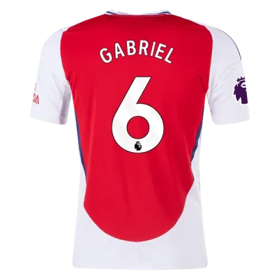 Men's Replica Gabriel Arsenal Home Jersey 24/25 01