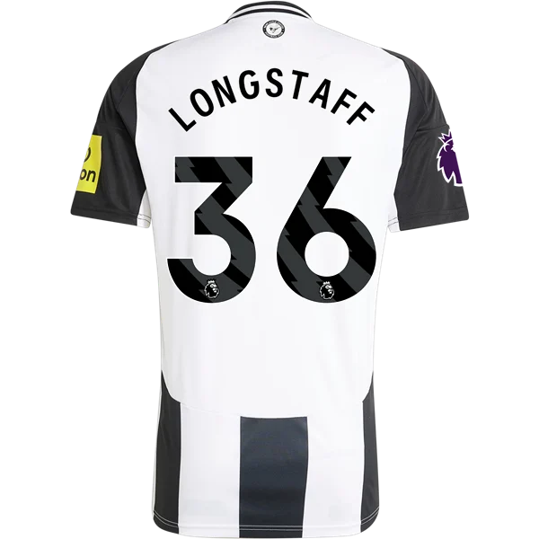 Men's Replica Longstaff Newcastle United Home Jersey 24/25