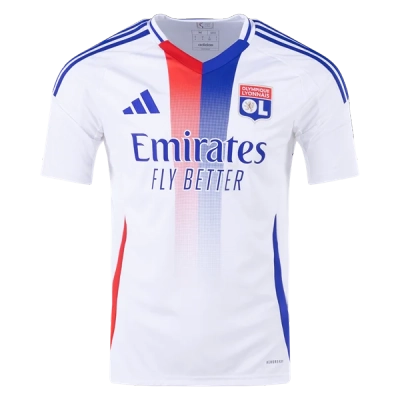 Men's Replica Lyon Home Jersey 24/25 01