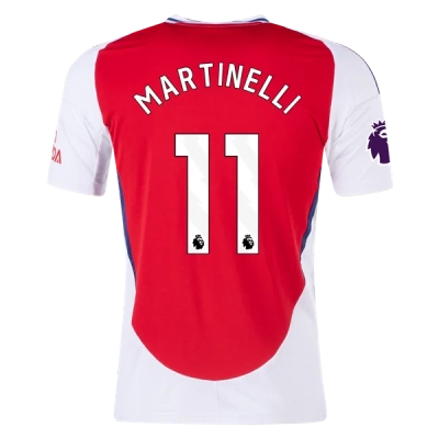Men's Replica Martinelli Arsenal Home Jersey 24/25 01