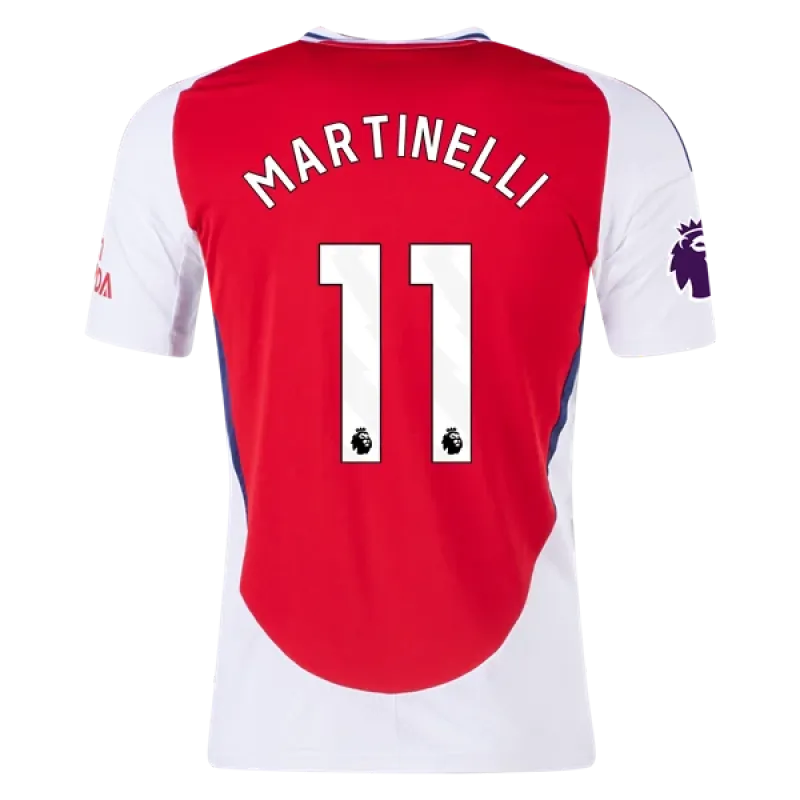 Men's Replica Martinelli Arsenal Home Jersey 24/25