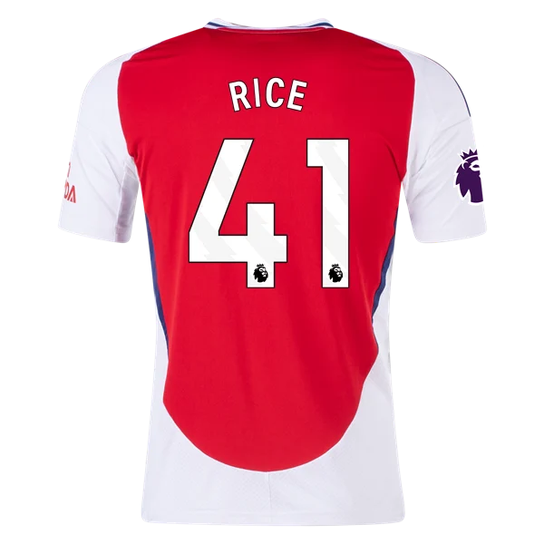Men's Replica Rice Arsenal Home Jersey 24/25