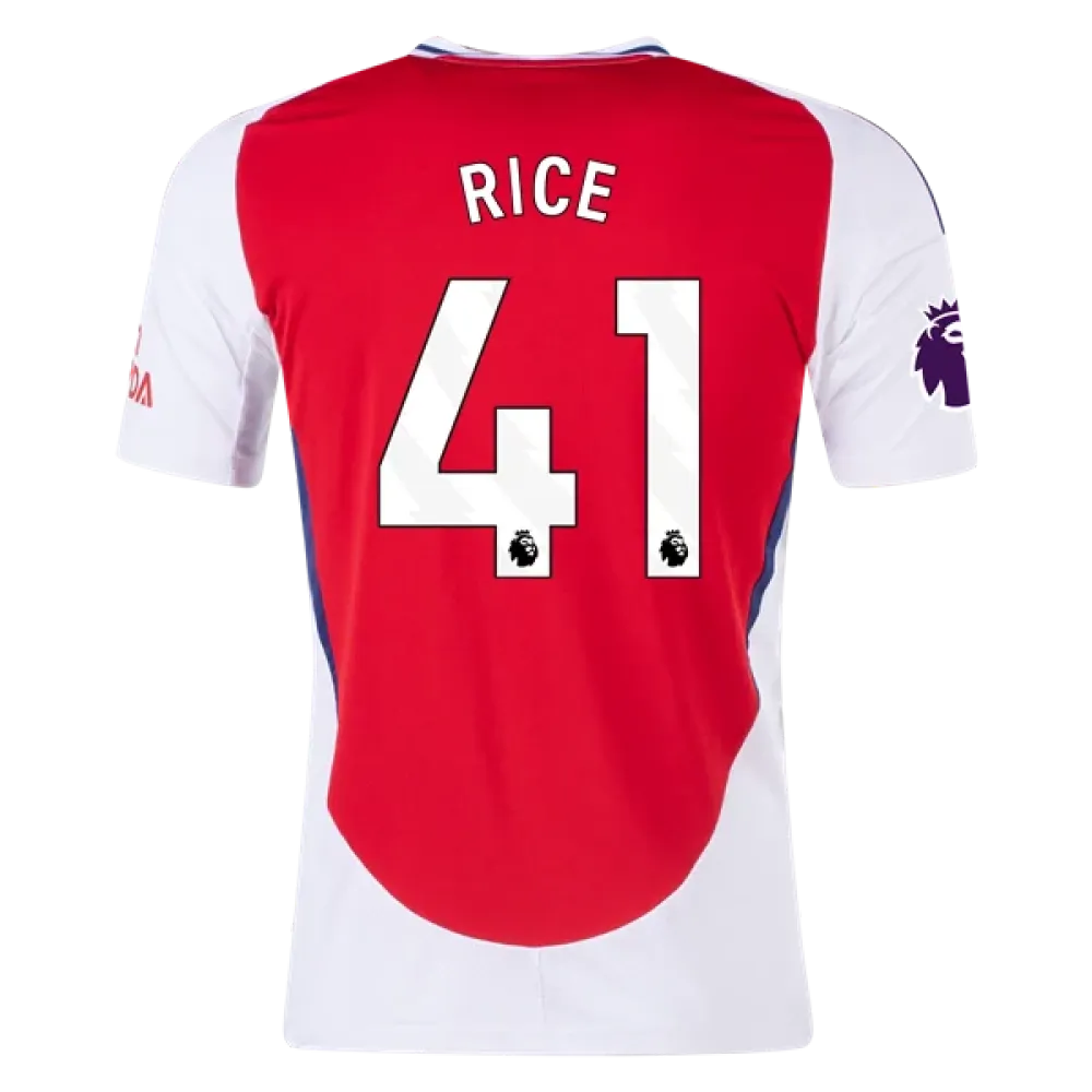 Men's Replica Rice Arsenal Home Jersey 24/25