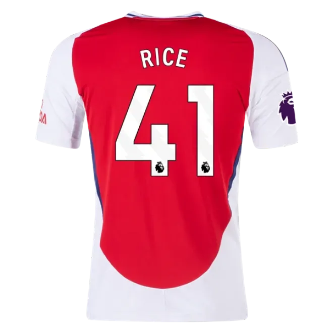 Men's Replica Rice Arsenal Home Jersey 24/25