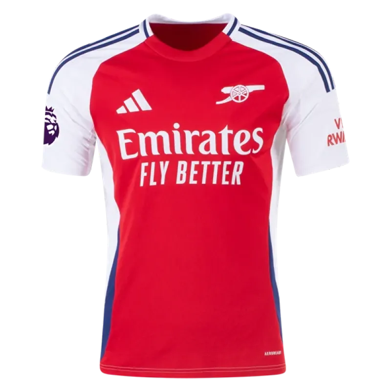 Men's Replica Rice Arsenal Home Jersey 24/25