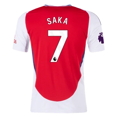 Men's Replica Saka Arsenal Home Jersey 24/25 01