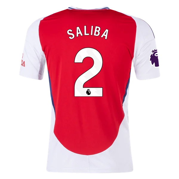 Men's Replica Saliba Arsenal Home Jersey 24/25
