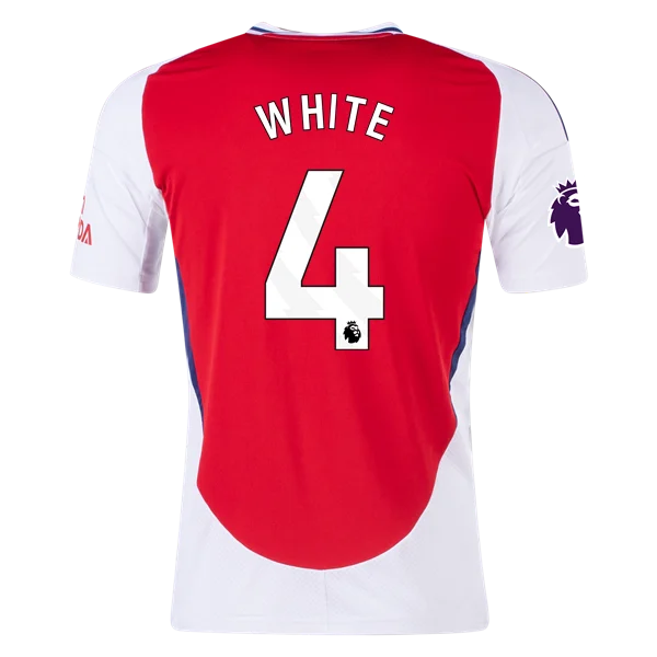 Men's Replica White Arsenal Home Jersey 24/25