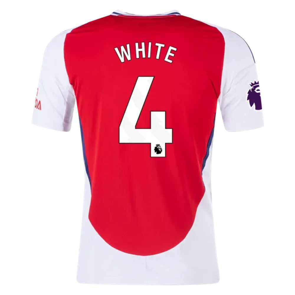 Men's Replica White Arsenal Home Jersey 24/25