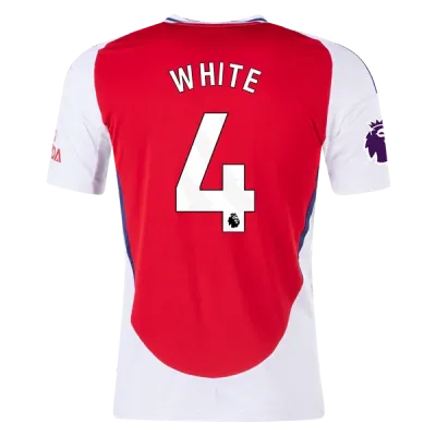 Men's Replica White Arsenal Home Jersey 24/25 01