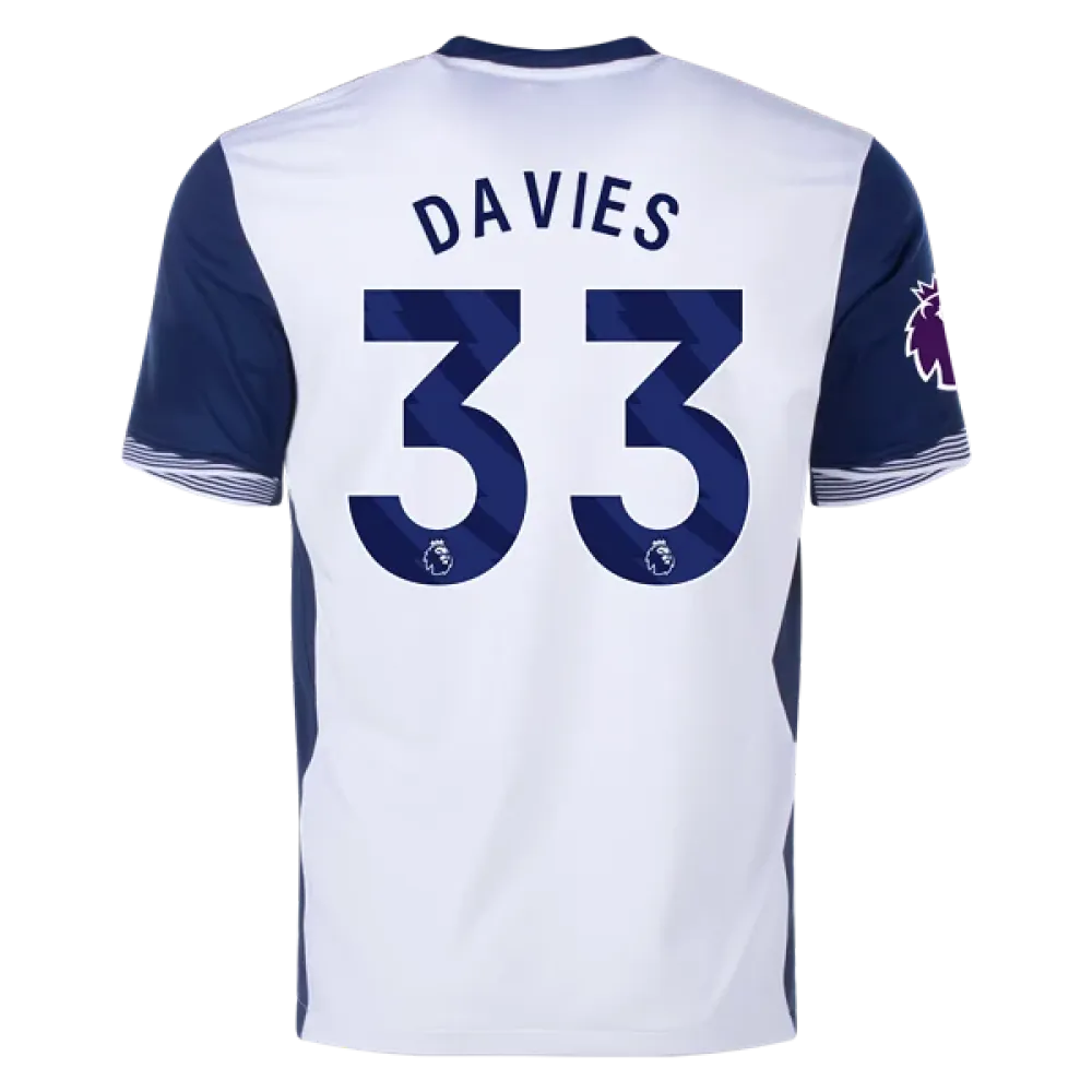 Men's Replica Davies Tottenham Hotspur Home Jersey 24/25