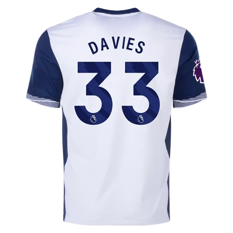 Men's Replica Davies Tottenham Hotspur Home Jersey 24/25