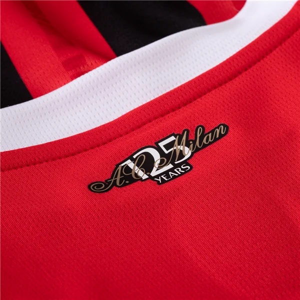 Men's Replica AC Milan Long Sleeve Home Jersey 24/25
