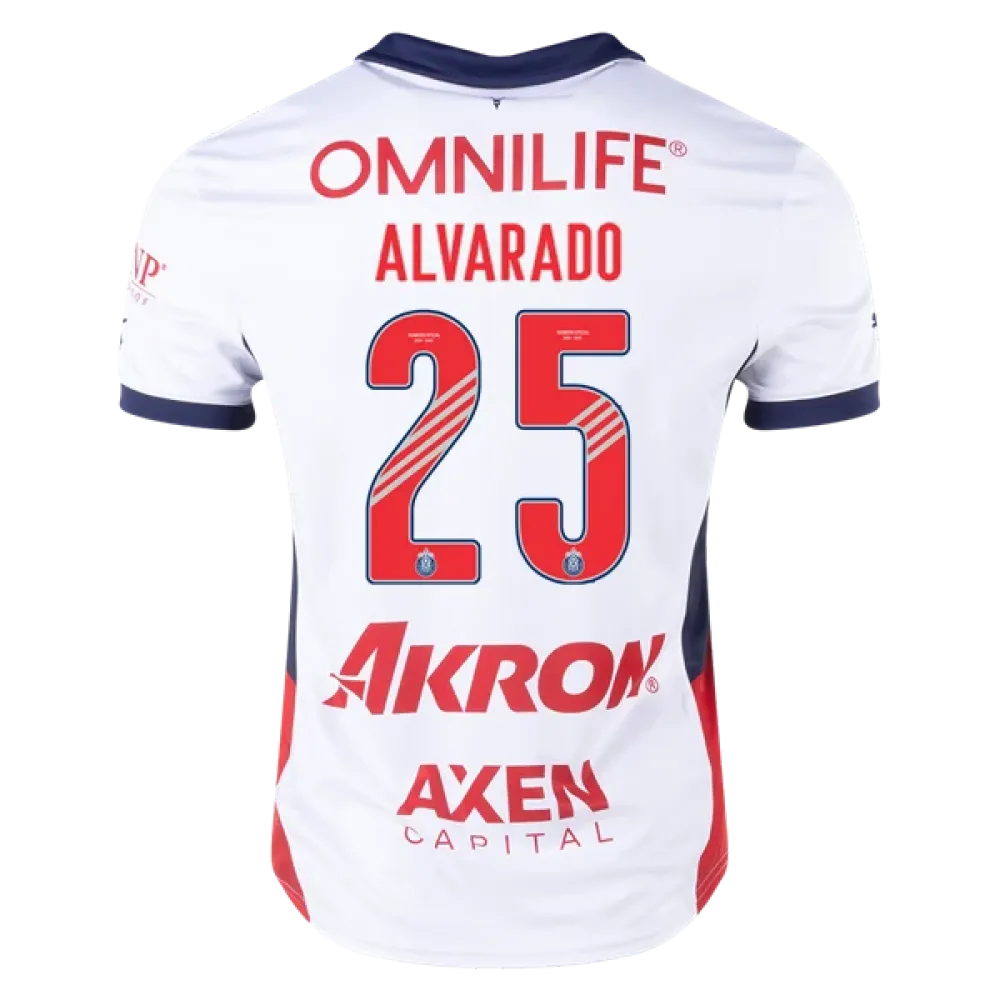 Men's Replica Alvarado Chivas Away Jersey 24/25