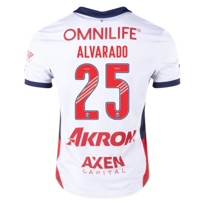 Men's Replica Alvarado Chivas Away Jersey 24/25 01