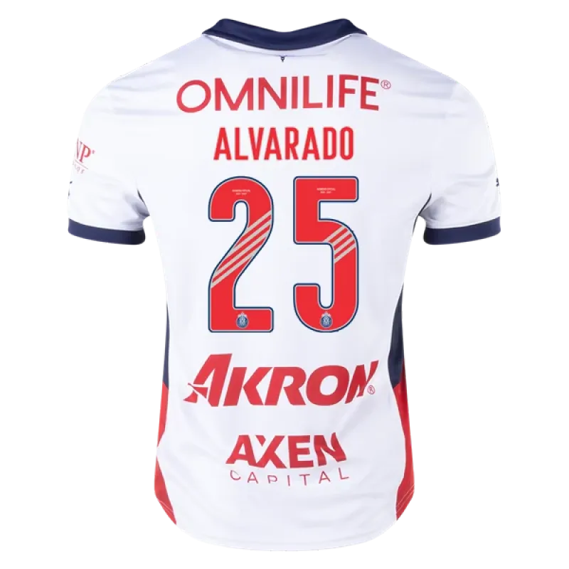 Men's Replica Alvarado Chivas Away Jersey 24/25