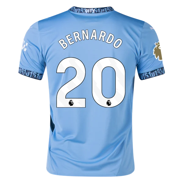 Men's Replica Bernardo Manchester City Home Jersey 24/25