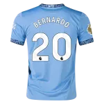 Men's Replica Bernardo Manchester City Home Jersey 24/25