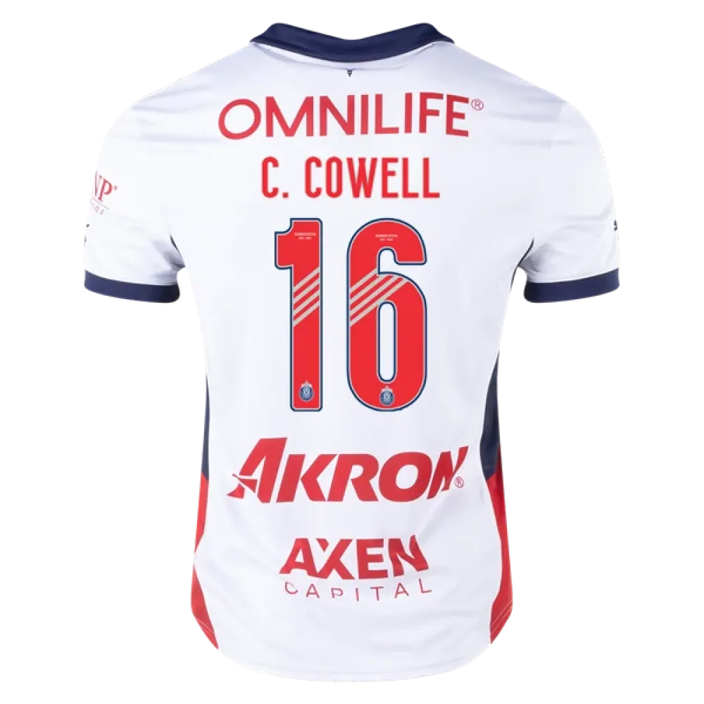 Men's Replica C. Cowell Chivas Away Jersey 24/25