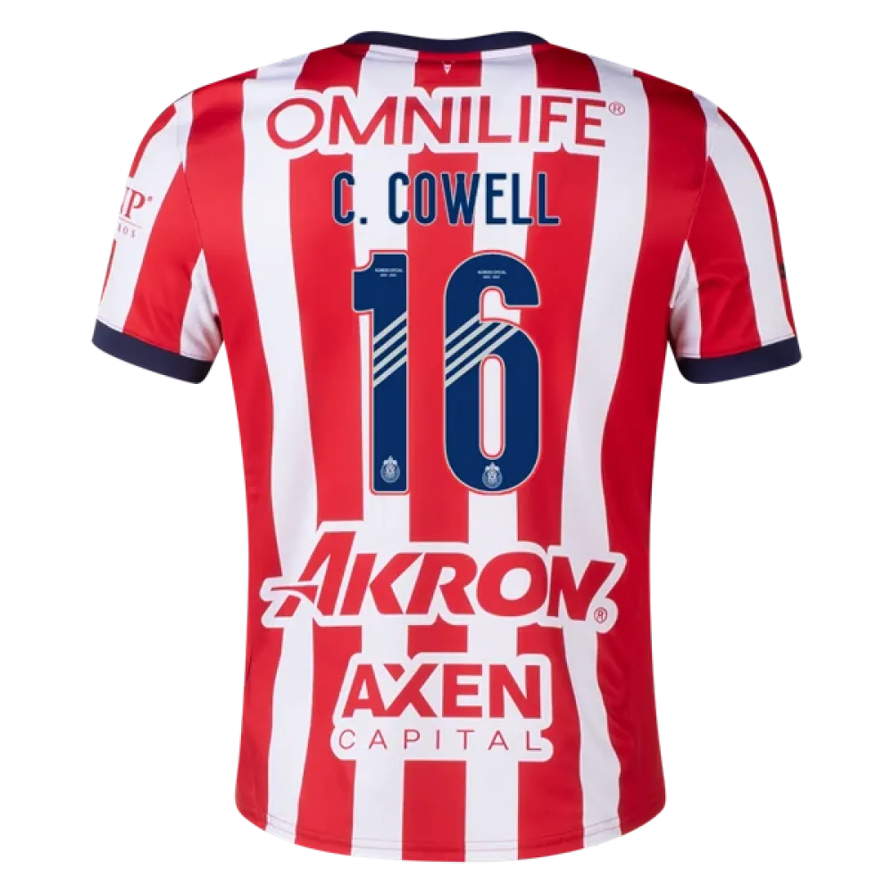 Men's Replica C. Cowell Chivas Home Jersey 24/25