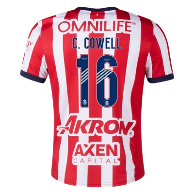 Men's Replica C. Cowell Chivas Home Jersey 24/25 01