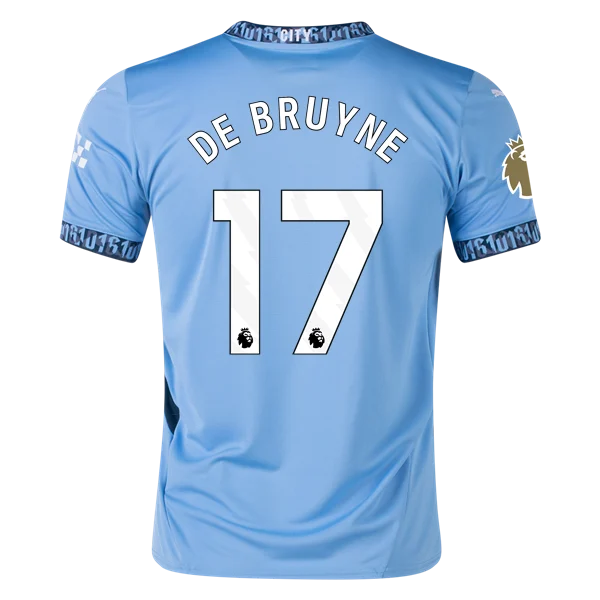 Men's Replica De Bruyne Manchester City Home Jersey 24/25