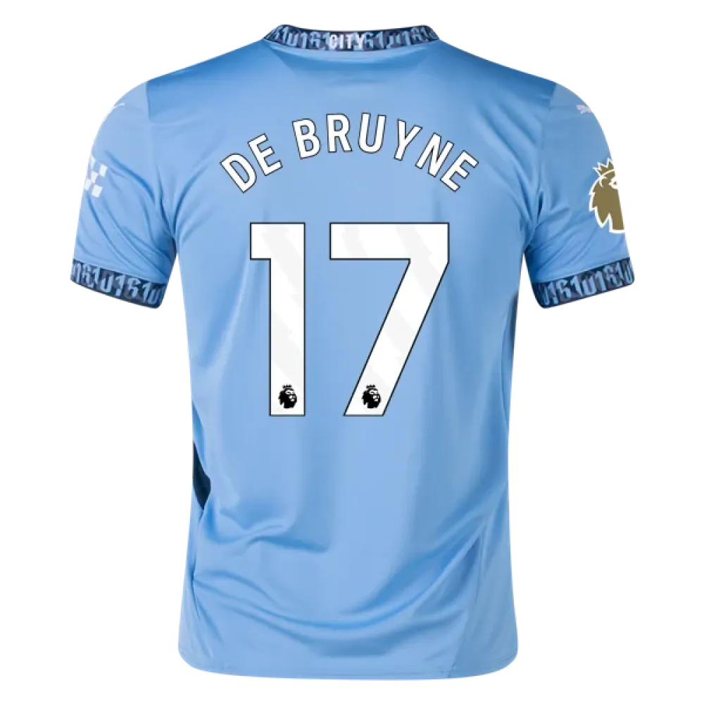 Men's Replica De Bruyne Manchester City Home Jersey 24/25