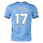 Men's Replica De Bruyne Manchester City Home Jersey 24/25