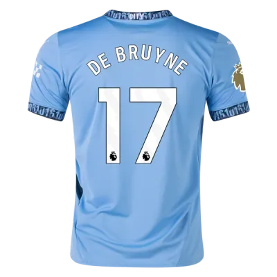 Men's Replica De Bruyne Manchester City Home Jersey 24/25 01