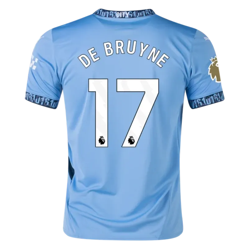 Men's Replica De Bruyne Manchester City Home Jersey 24/25