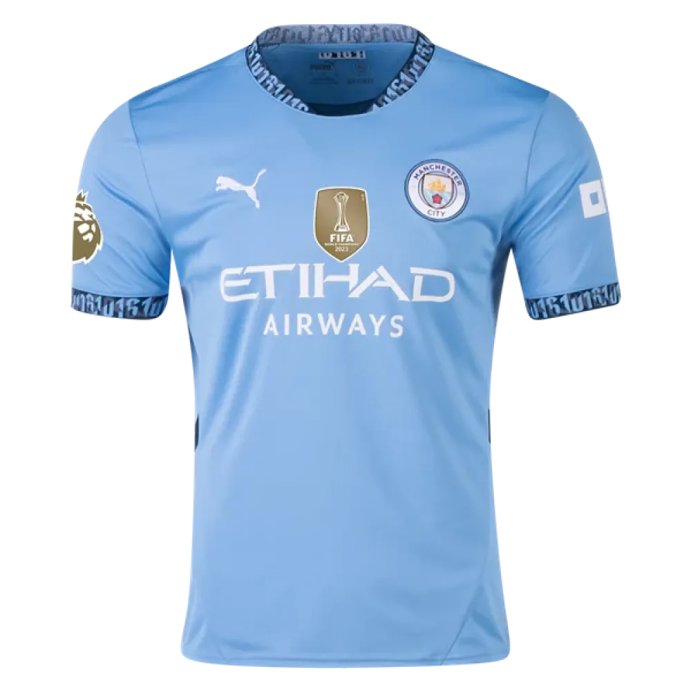 Men's Replica De Bruyne Manchester City Home Jersey 24/25