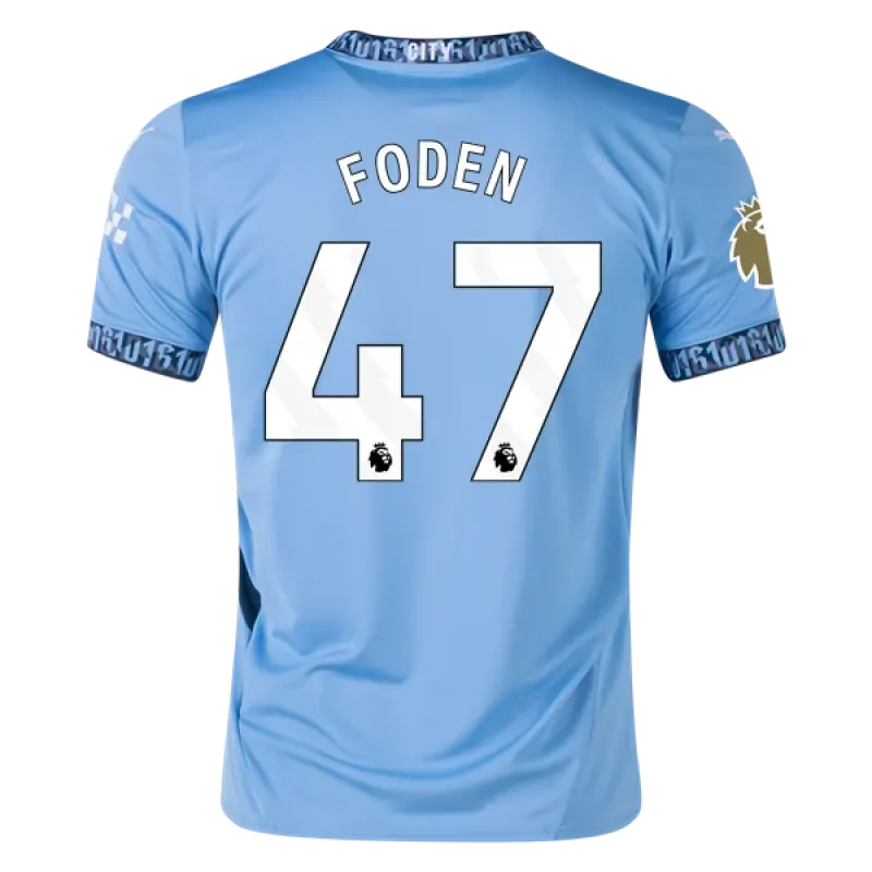 Men's Replica Foden Manchester City Home Jersey 24/25