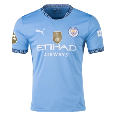 Men's Replica Haaland Manchester City Home Jersey 24/25 02